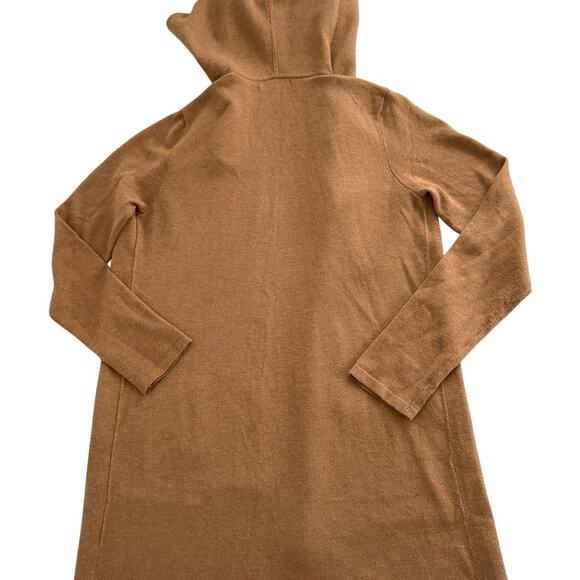 Banana Republic hooded open front cardigan tan & cream color - Picture 8 of 8